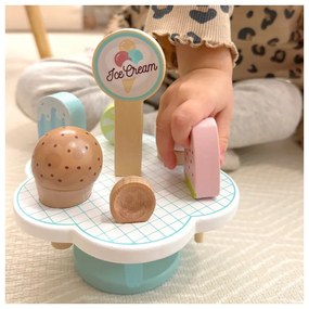 Tooky toy drewniane lody magnetyczne na stojaku
