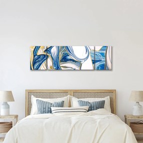 Obraz - Fale z marmuru (170x50 cm)
