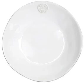 Biały kamionkowy talerz głęboki Costa Nova Nova, ⌀ 25 cm