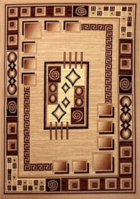 Dywan Country Ramka beżowy 060x110 Prostokąt