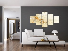 Obraz - Zdjęcie makro mniszka lekarskiego (125x70 cm)