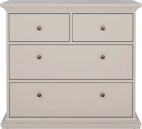 Kaszmirowa komoda Paris 2+2, z szufladami