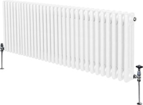 Tradycyjny grzejnik 3-kolumnowy - 600 x 1462 mm - biały