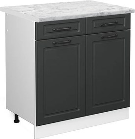 Szafka dolna do kuchni antracytowy domek wiejski 80x60x81.6 r-line