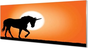 Panel nad Blat Kuchenny Romantyczny Zachód z Jednorożcem