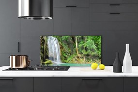 Panel Szklany Leśna Kaskada Wodna