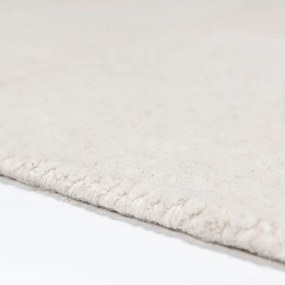 Wełniany dywan tkany ręcznie w kolorze kości słoniowej 160x230 cm Checkerboard – Flair Rugs