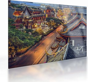 Obraz na szkle - Qintai Road, Chengdu, Chiny (70x50 cm)