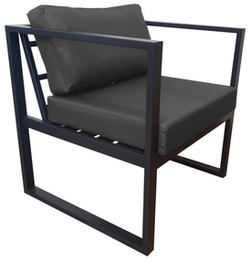 Zestaw mebli ogrodowych sofa + 2 fotele + stolik Oxford grafit