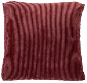 Czerwona poduszka dekoracyjna Tiseco Home Studio Ribbed, 60x60 cm