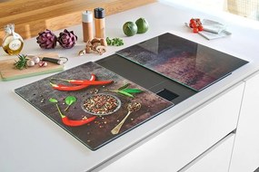Szklane płyty kuchenne PEPPERS, 2 sztuki, ZELLER