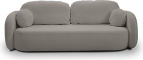 Masseno Sofa AMICO z funkcją spania i pojemnikiem na pościel, Rozkładana sofa - Szary, SICURO 75