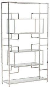Regał Hypnose silver 115x40x202cm
