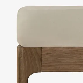 Niski Prześcieradło Z Lnu Sorana O Gramaturze 160 G/m2 Kremowa Semoline & Łóżko 135/140cm (140 X 200 X 40 Cm) - Sklum