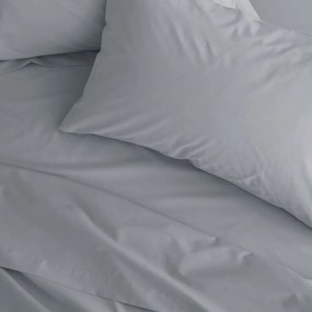 Szare prześcieradło z perkalu 230x260 cm Easy Iron Percale – Catherine Lansfield