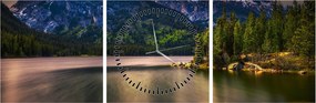 Obraz - Park Narodowy Grand Teton (z zegarem) (90x30 cm)