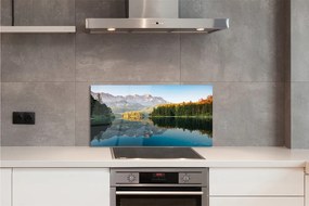 Panel Szklany Jezioro w Niemieckich Alpach