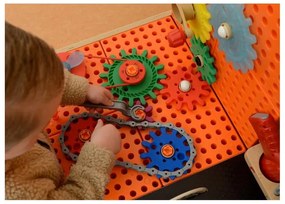 Masterkidz drewniany warsztat xxl montessori stem z narzędziami