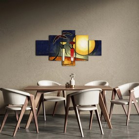 Obraz starożytnego obrazu (125x70 cm)