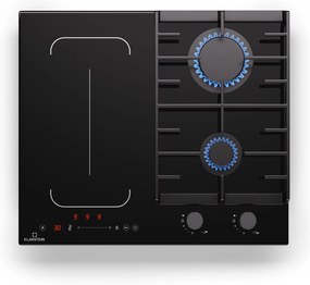 Klarstein Multichef 60cm Płyta kombinowana 4 strefy gotowania Czarny