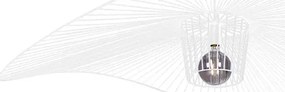 Wisząca lampa druciana kapelusz biała N4-L92