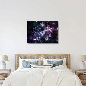 Obraz - Mandala lotosu w kosmosie (70x50 cm)