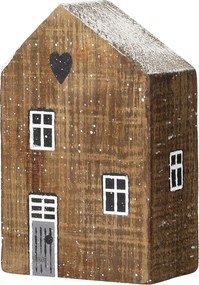 Dekoracja Snow House 12cm natural