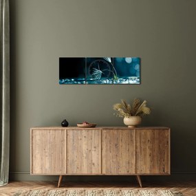 Obraz - Makro (z zegarem) (90x30 cm)