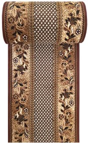 Brązowy elegancki chodnik na metry W8-P41