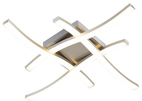 Designerski kwadratowy Plafon / Lampy sufitowe ze stali z wbudowanym LED - OndaDesignerski Oswietlenie wewnetrzne