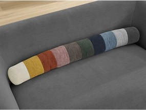 Ciemnoszara sofa z tkaniny szenilowej 160 cm Celine – Bobochic Paris