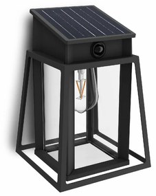 Philips Lysin UltraEfficient solarna oprawa LED zczujnikiem, czarna, 3,2 W, 500 lm, 2700 K
