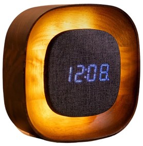 Budzik cyfrowy Lumos Walnut – Gingko