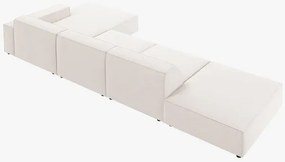 OUTLET Narożnik prawostronny, sofa narożna 341/166/70 beż tkanina strukturalna Jodie od Micadoni