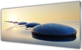 Szkło nad Blatem Harmonia Zen: Kamienie i Woda