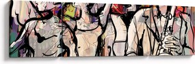 Obraz - Jazzowa noc (170x50 cm)