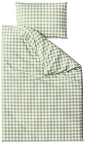 PrzytulneMieszkanie.pl PrzytulneMieszkanie.pl Pościel krepowa do łóżeczka Renforcé GRENTIS zielona Rozmiar pościeli: 45 x 65 cm | 90 x 140 cm