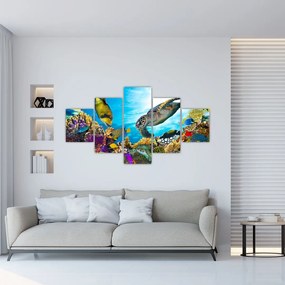 Obraz rafy koralowej (125x70 cm)