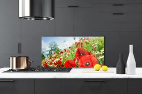 Szkło nad Blatem Naturalne Piękno Kwiatów