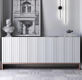 Komoda TAL 3D 168 biała mat