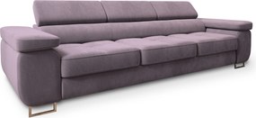 Masseno Sofa MOSINE z funkcją spania, Rozkładana sofa - Wrzosowy, MONOLITH 62
