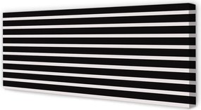 Zdjęcie na płótnie Klasyczne Czarne Pasy