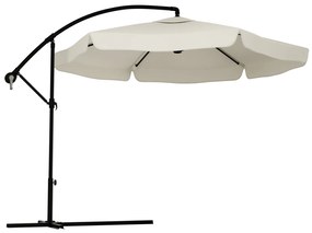 Ogrodowy parasol składany LEVI 300 cm, beżowy + darmowe opakowanie