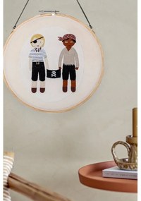 Dekoracja ścienna z haftem Bloomingville Mini Jef