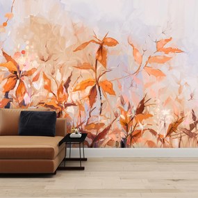 Fototapeta - Kwiaty, malarstwo (196x136 cm)