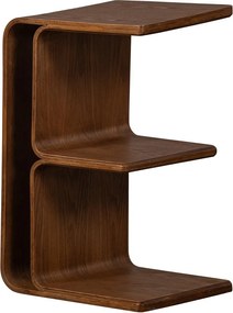 Stolik w dekorze orzecha 32x40 cm Frey – WOOOD