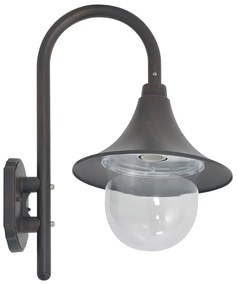 Brązowa zewnętrzna lampa ścienna - A465-Agita