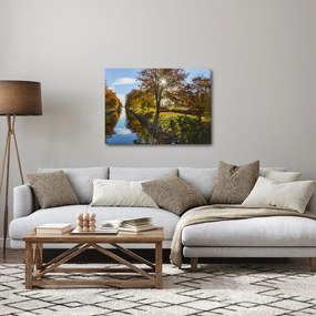 Obraz kanału wodnego (70x50 cm)