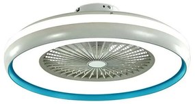 LED Plafon z wentylatorem LED/45W/230V 3000/4000/6500K niebieski