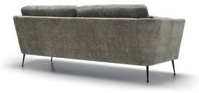 Szara aksamitna sofa 220 cm Mynta – Sits